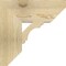 Ekena Millwork Olympic Slat Rough Sawn Bracket, Douglas Fir, 6"W x 18"D x 18"H BKT06X18X18OLY06RDF - alternate 3